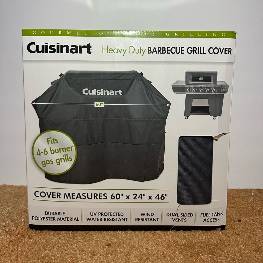 Brand New Heavy Duty Weather Resistant Barbecue Grill Cover for 4-6 Burner Grill